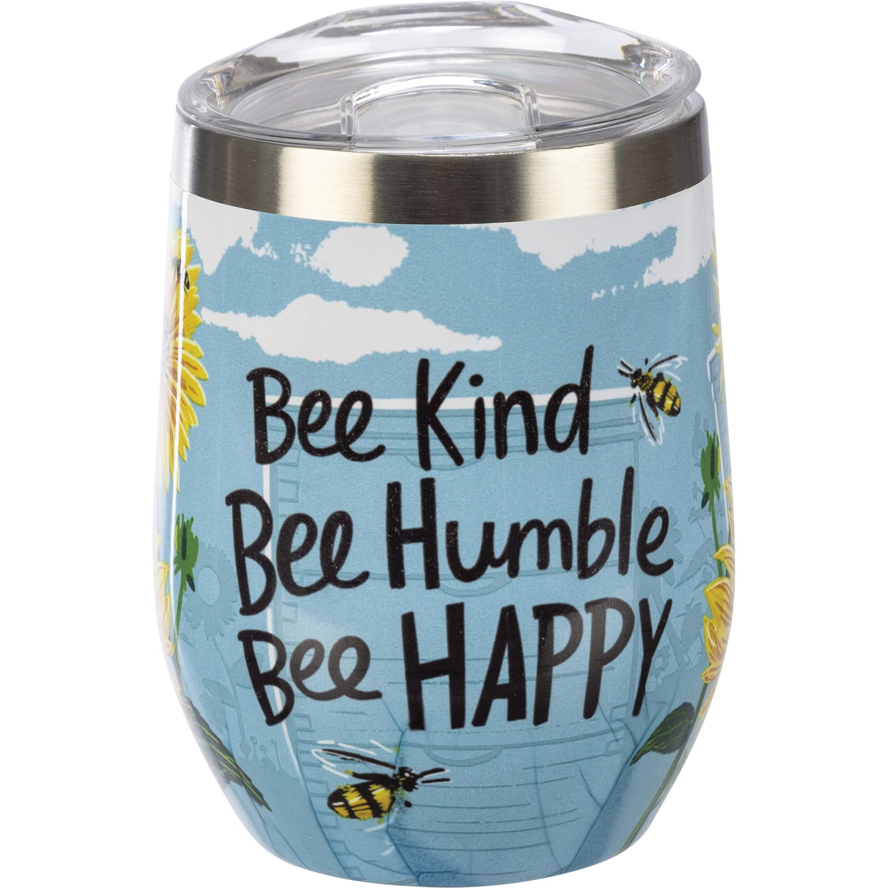 Bee Kind Bee Humble Bee Happy Tumbler