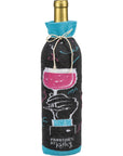 Raise A Glass To The Happy Couple Wine Bottle Sock
