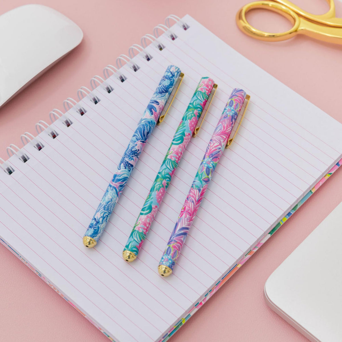 Lilly Pulitzer Shade Seekers Colored Pen Set of 3