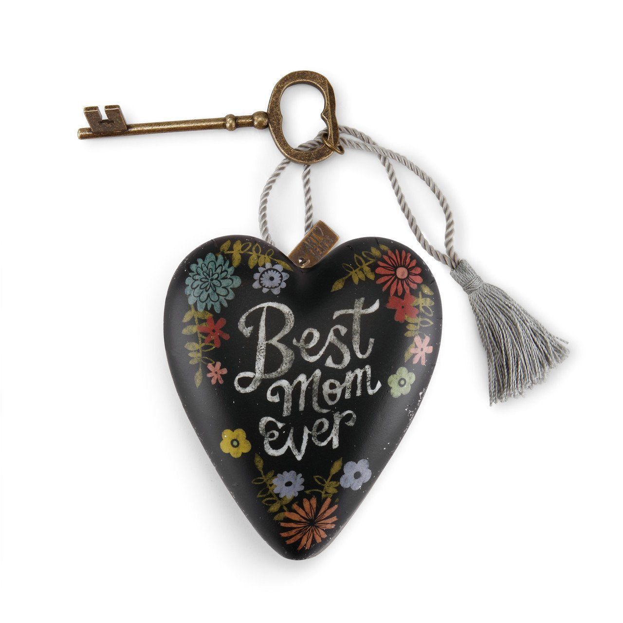 Best Mom Ever Art Heart Ornament