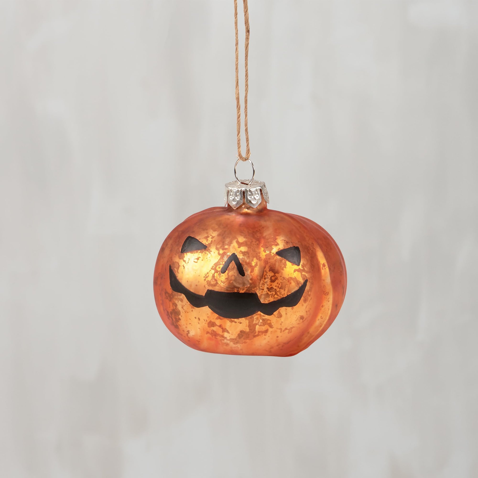 Glass Jack o' Lantern Ornament