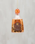 Glass Tequila Bottle Ornament