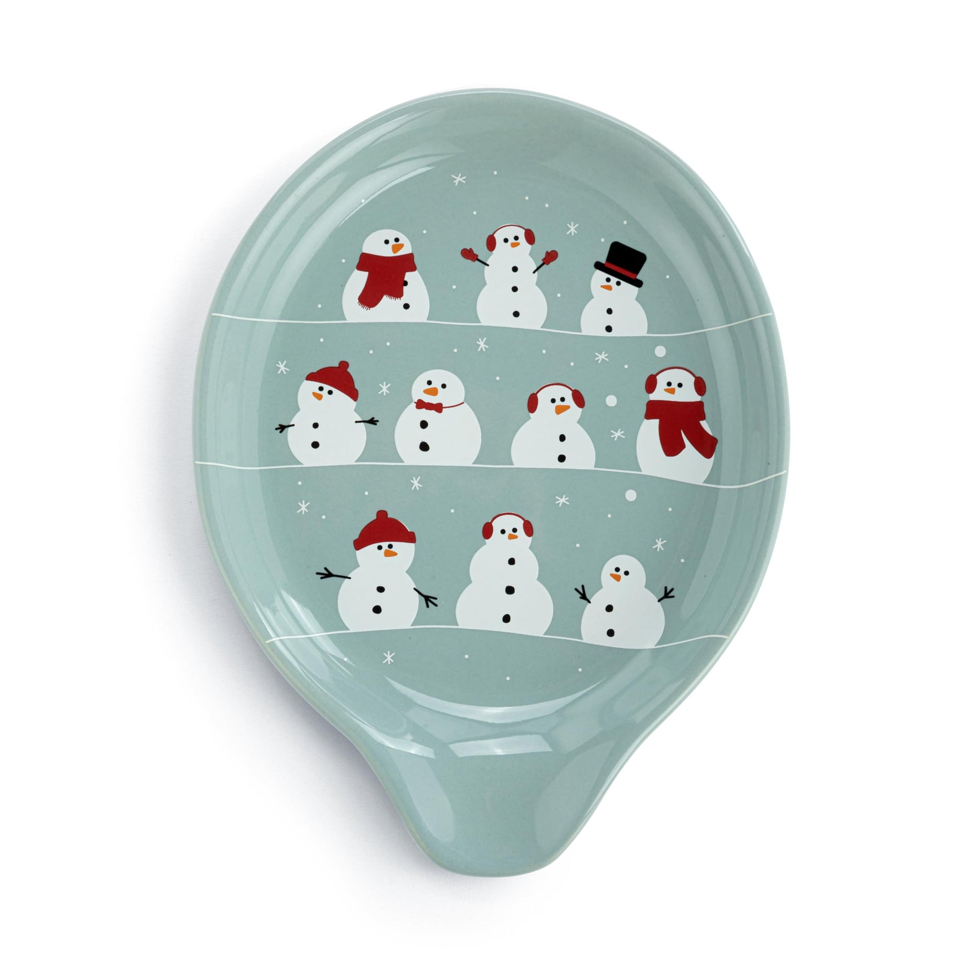 Happy Snowmen Spoon Rest