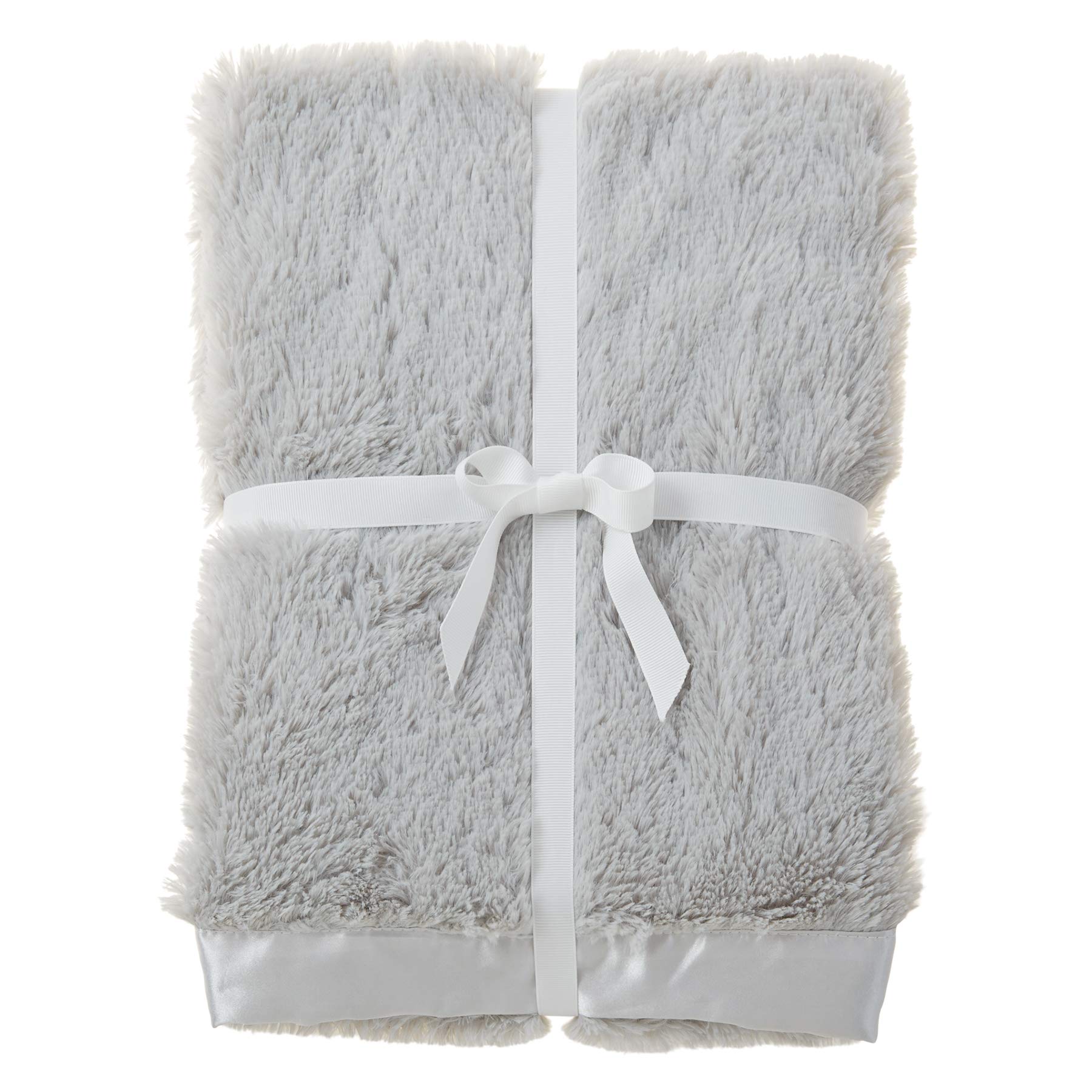 Mud Pie Satin Trimmed Blanket