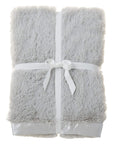 Mud Pie Satin Trimmed Blanket