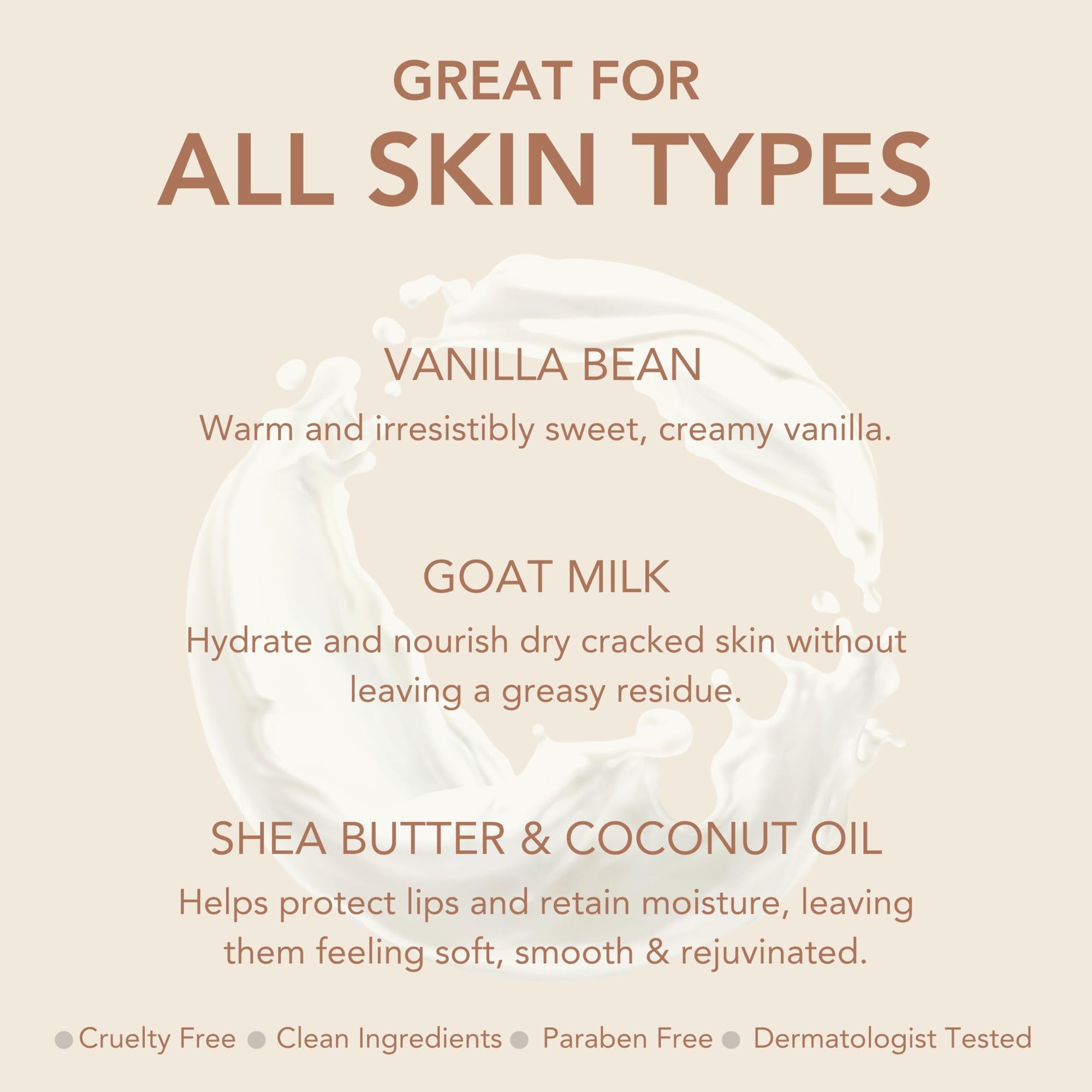 Dionis Vanilla Bean Goat Milk Lip &amp; Hand Set