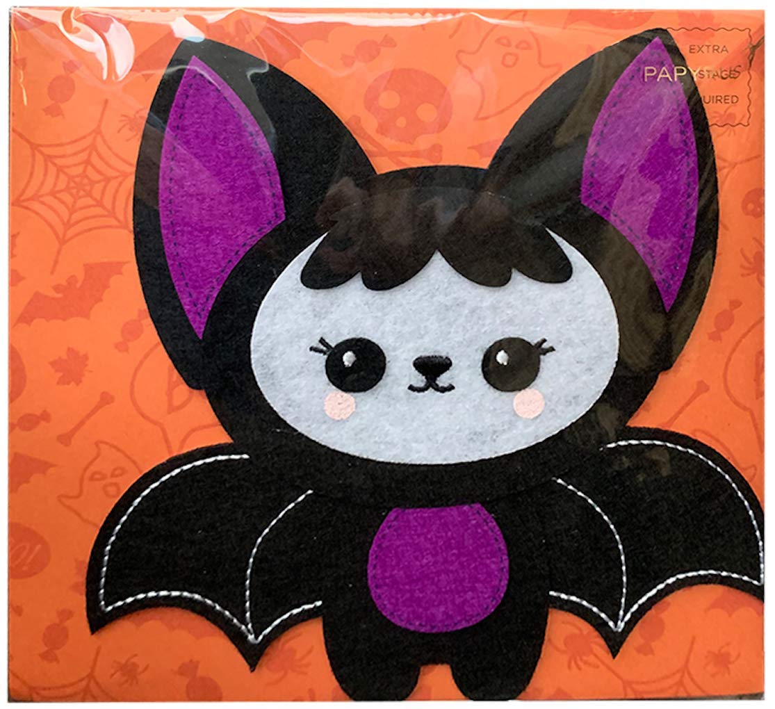 Papyrus Halloween Card (Bat Kitty)