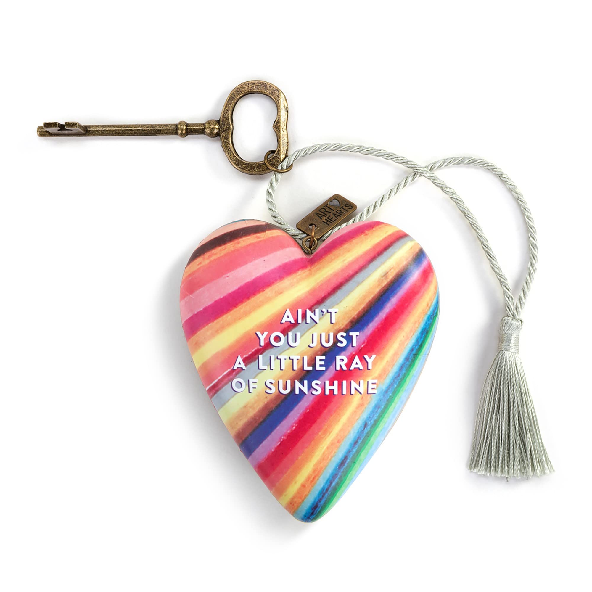 Ain't You Just A Little Ray Of Sunshine Art Heart Ornament