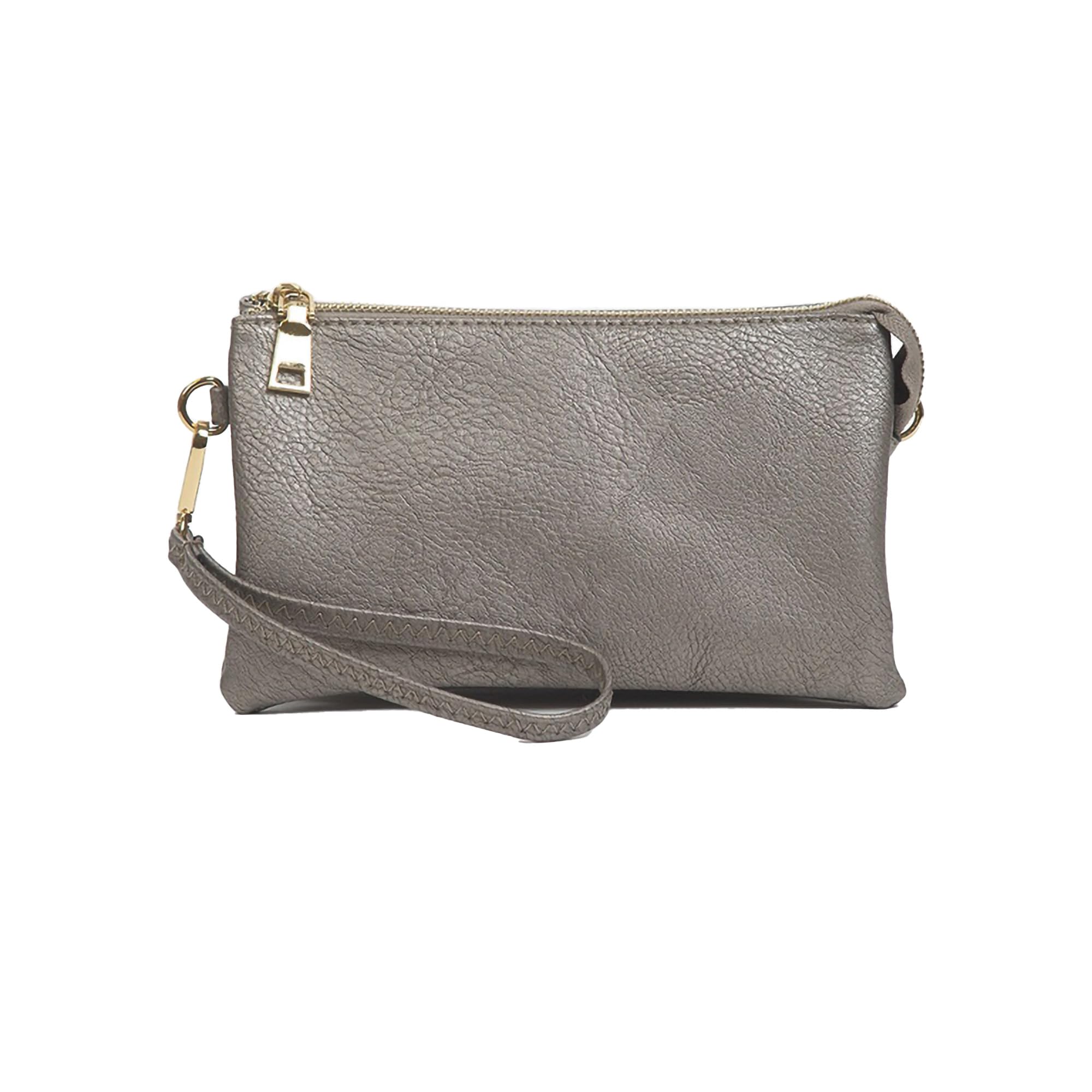 JEN &amp; CO. Riley Pewter Wristlet/Crossbody Purse
