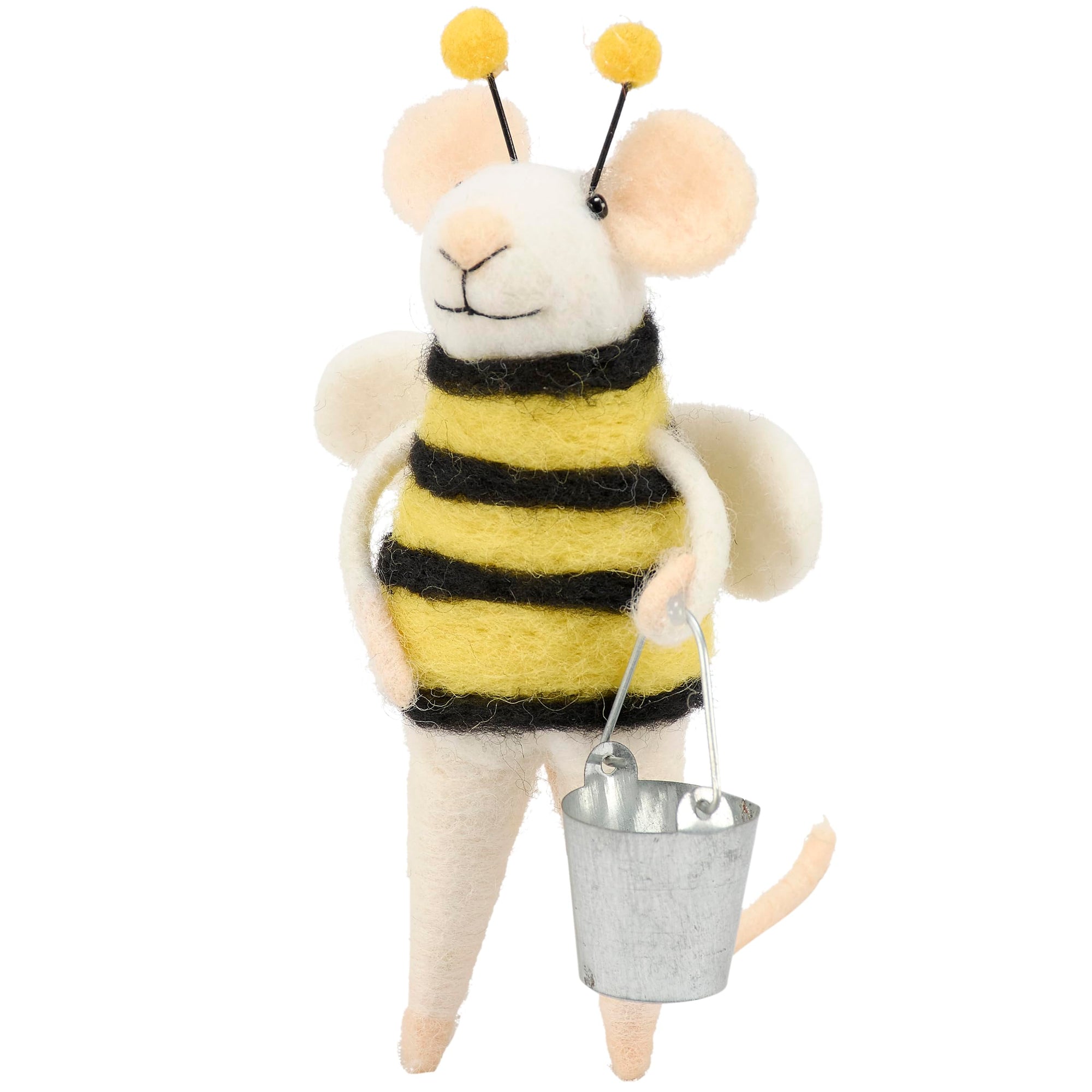 Bee Mouse Critter Ornament