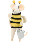 Bee Mouse Critter Ornament