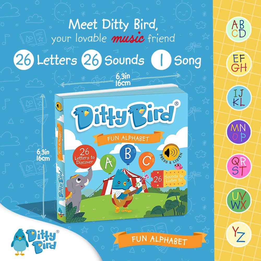 Ditty Bird Fun Alphabet Interactive Song Book