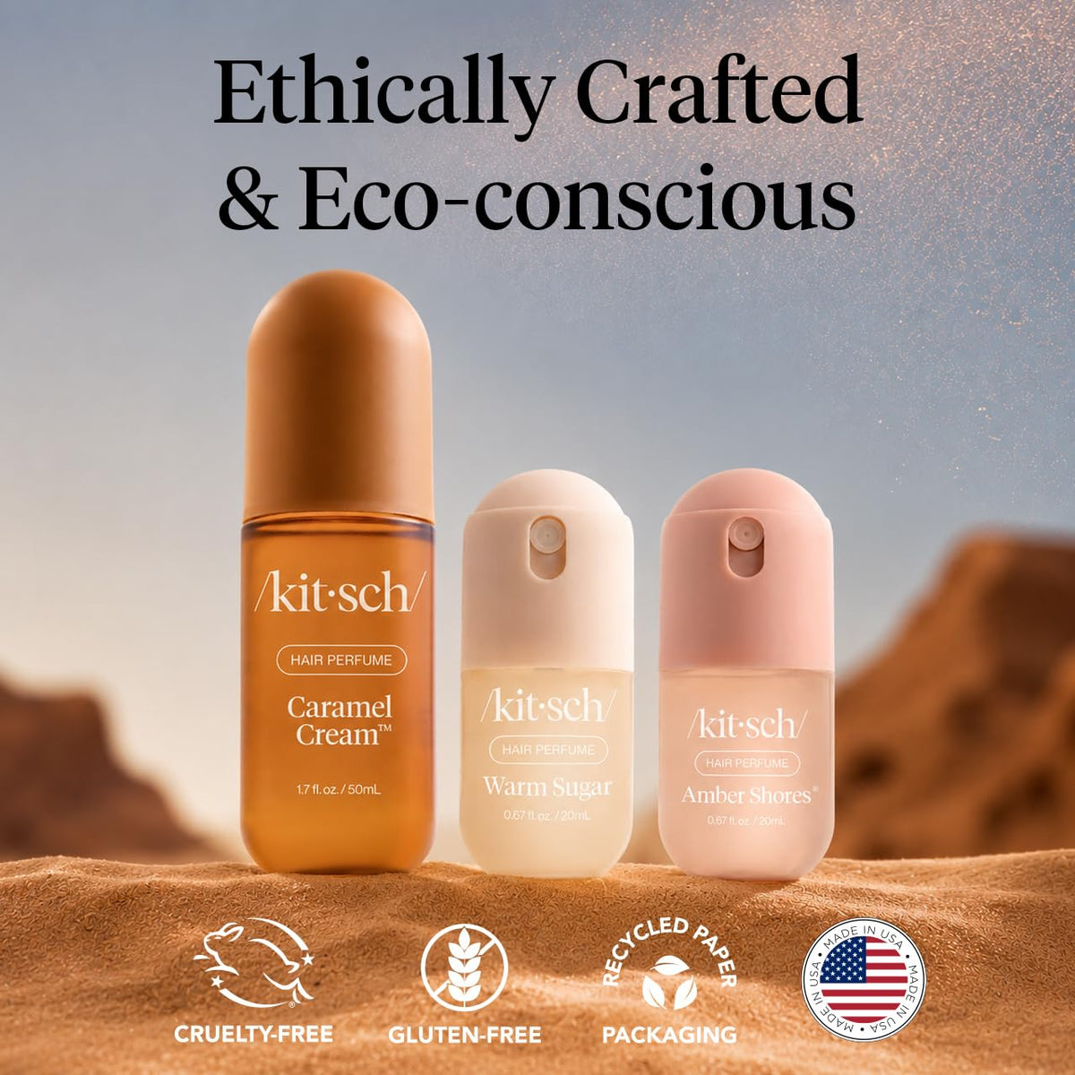 KITSCH Caramel Cream Hair &amp; Body Perfume Mist