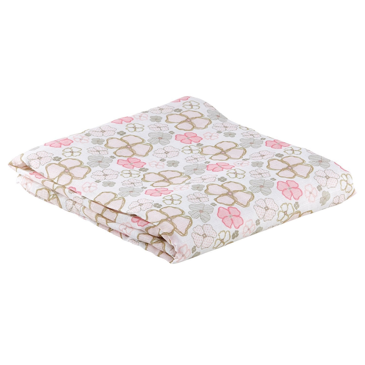 Playful Posies Swaddle Blanket