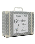 Ready Or Not Grandma Here I Come Gray Suitcase