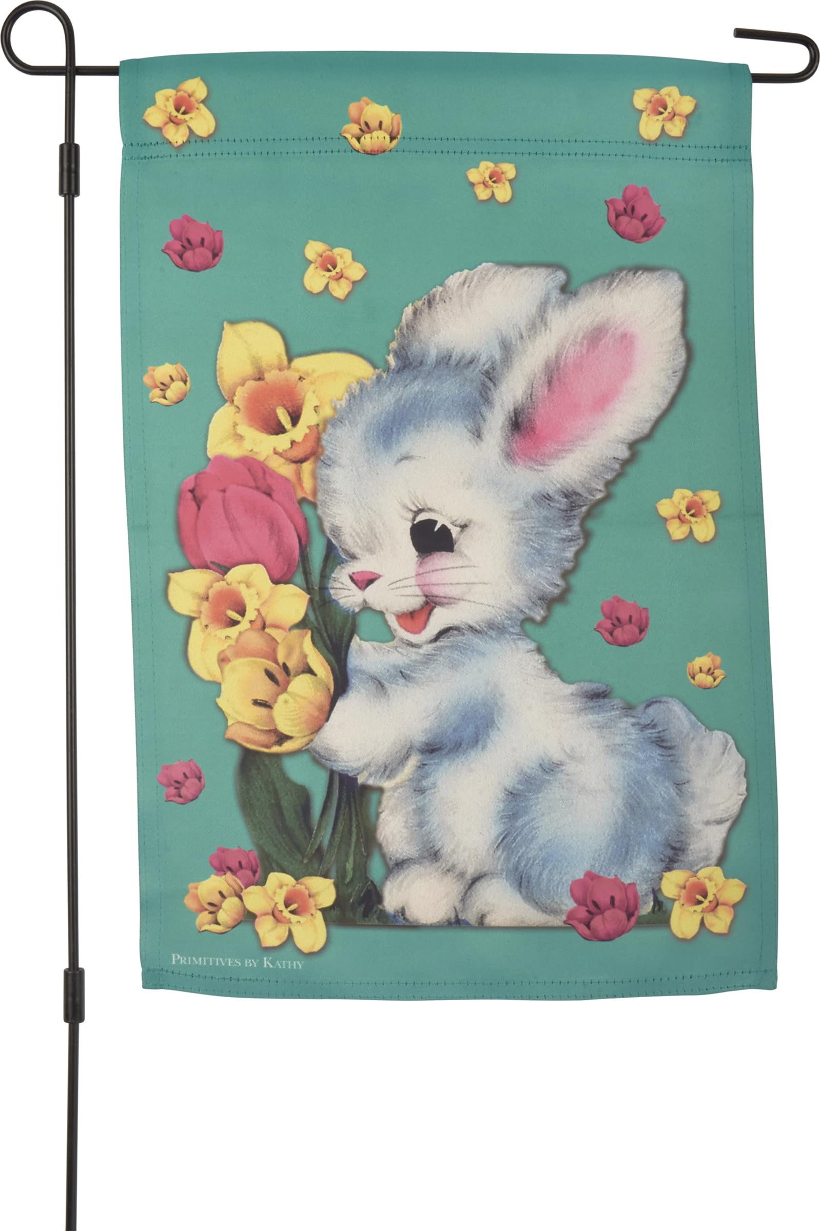 Vintage Easter Garden Flag