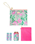 Lilly Pulitzer Beach Day Coming In Hot Water Resistant Pouch Set