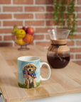 Patriotic Golden Dog Mug