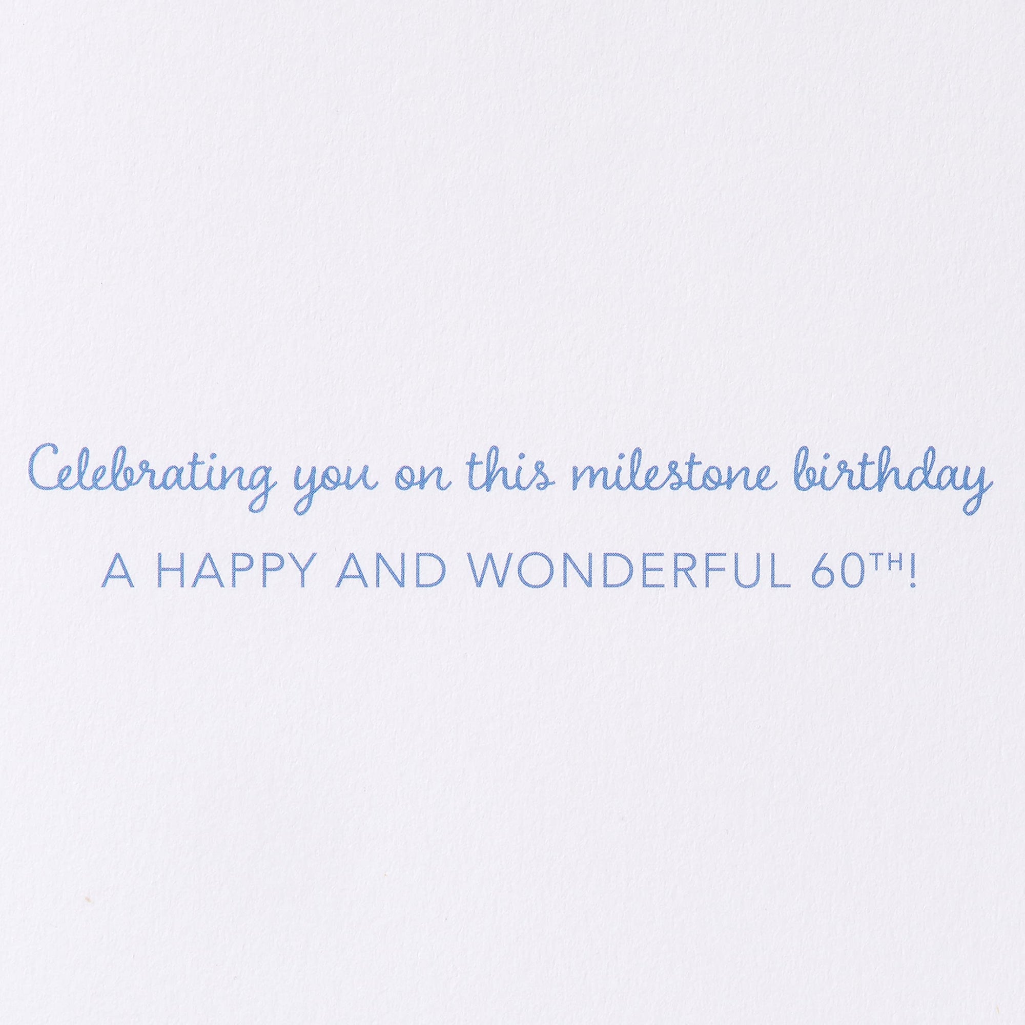 Papyrus Birthday Card (60th)