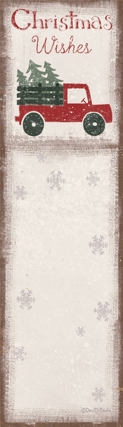 Christmas Wishes List Pad