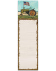 Patriotic Tractor Notepad
