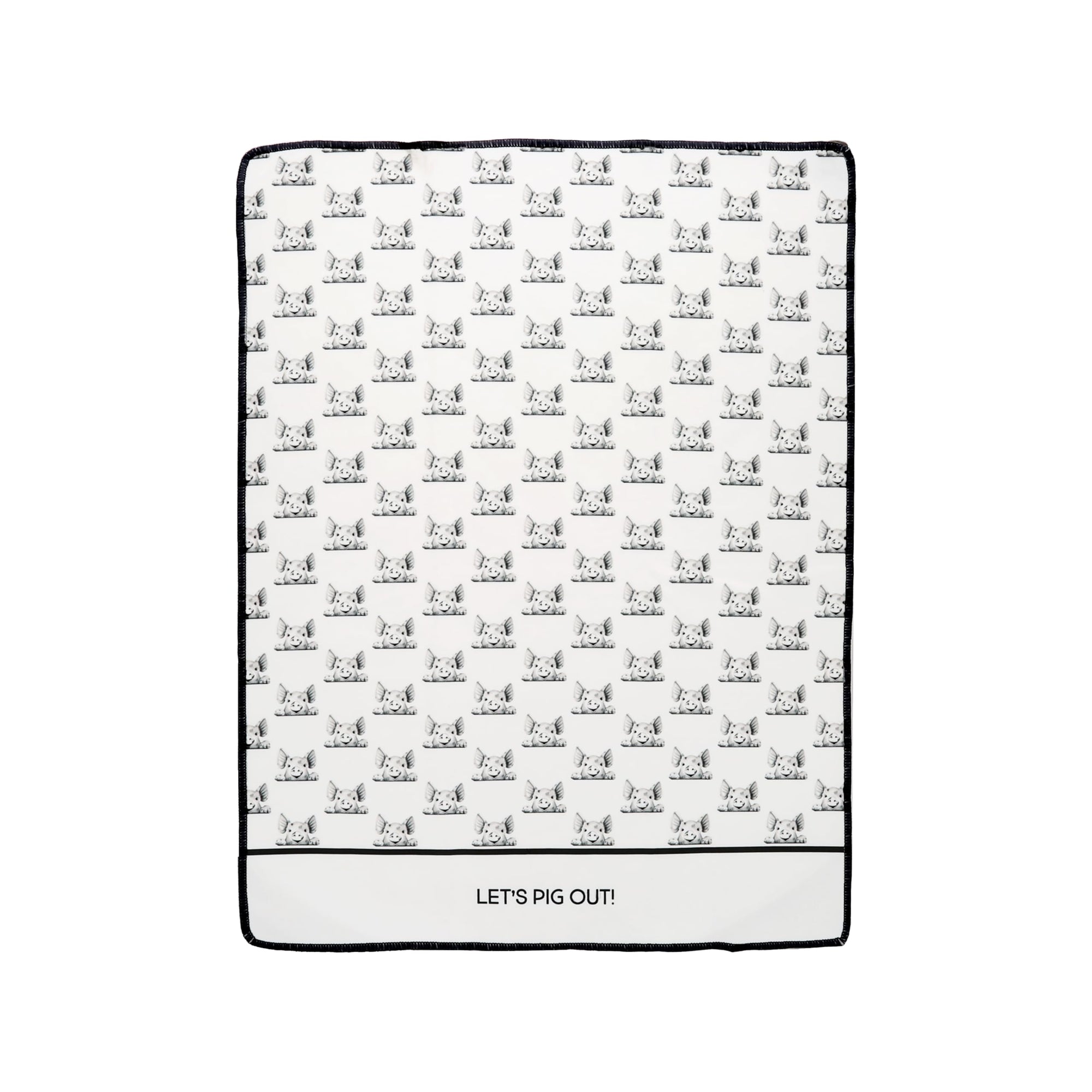 Let's Pig Out Kitchen Towel