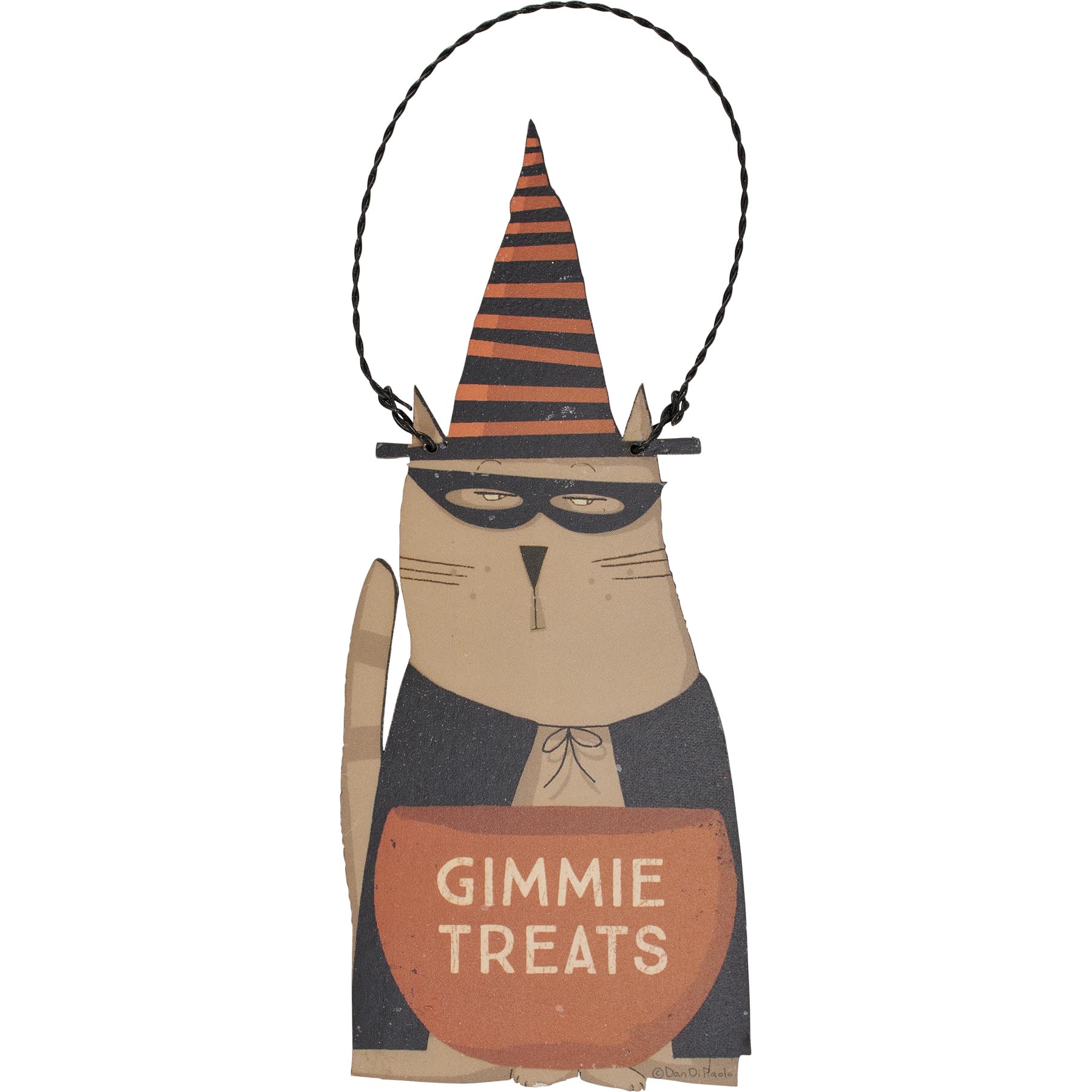 Gimme Treats Cat Halloween Decor