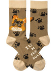 I Love My French Bulldog Socks