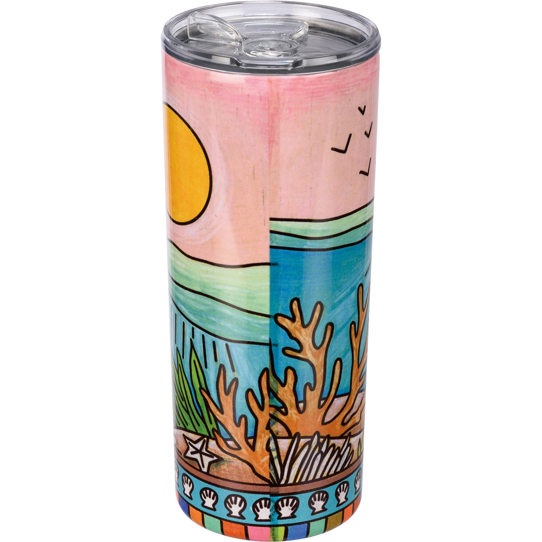Colorful Coral Tumbler