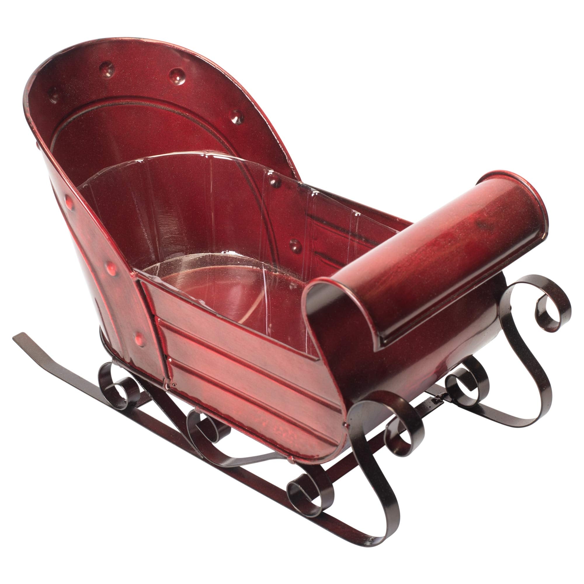 Vintage Decorative Red Christmas Sleigh
