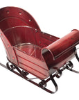 Vintage Decorative Red Christmas Sleigh
