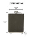 Retired From Office Chair To Pub Chair Flask