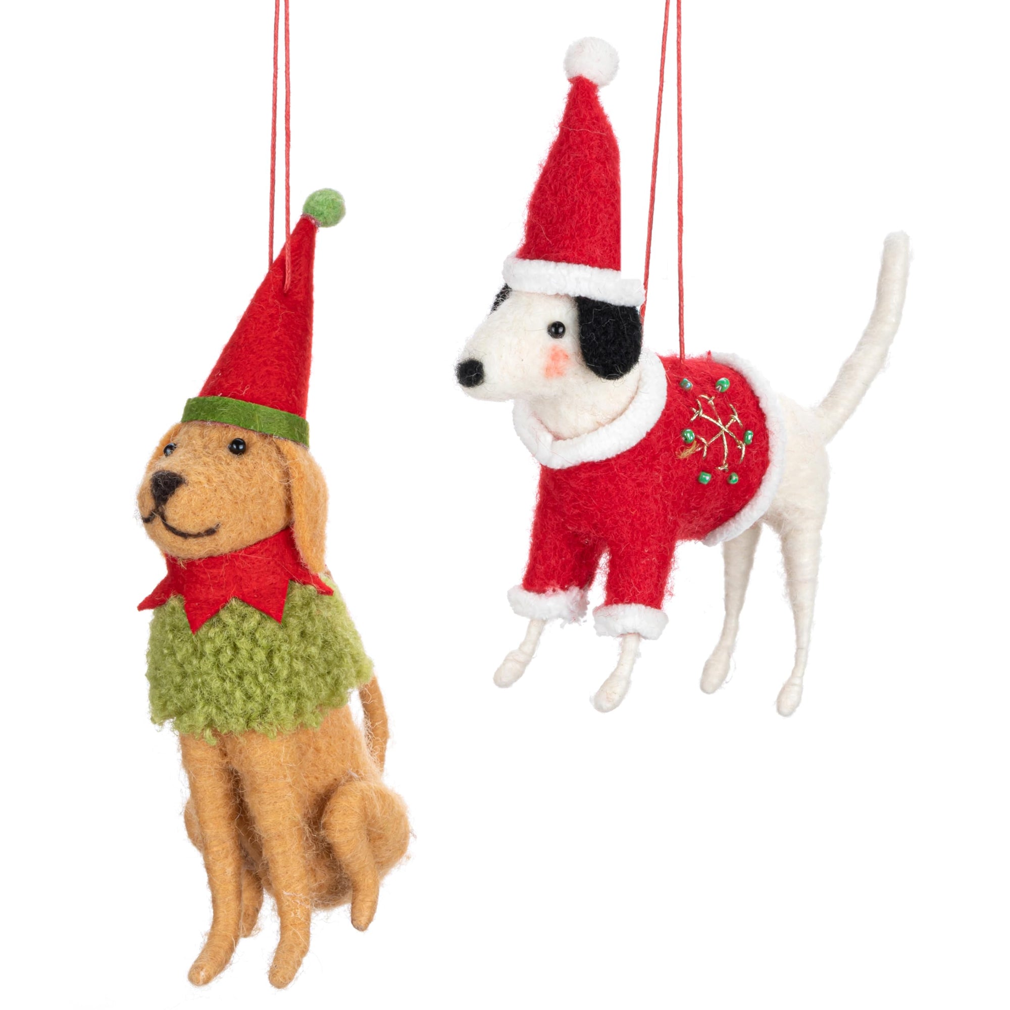 Great Dane &amp; Golden Retriever Ornaments