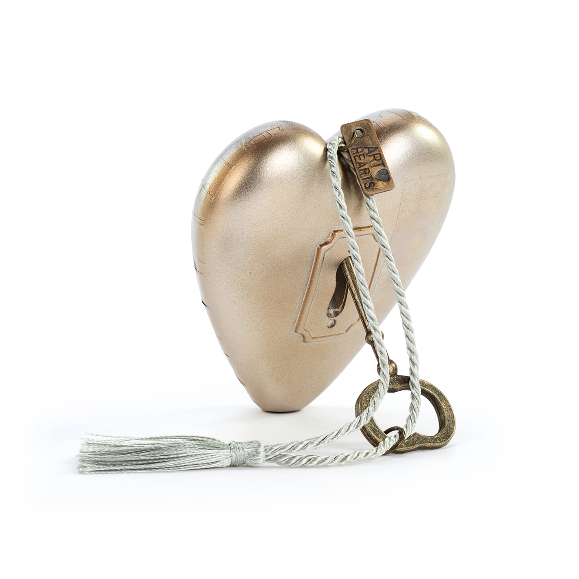 Be Still &amp; Simply Be Art Heart Ornament