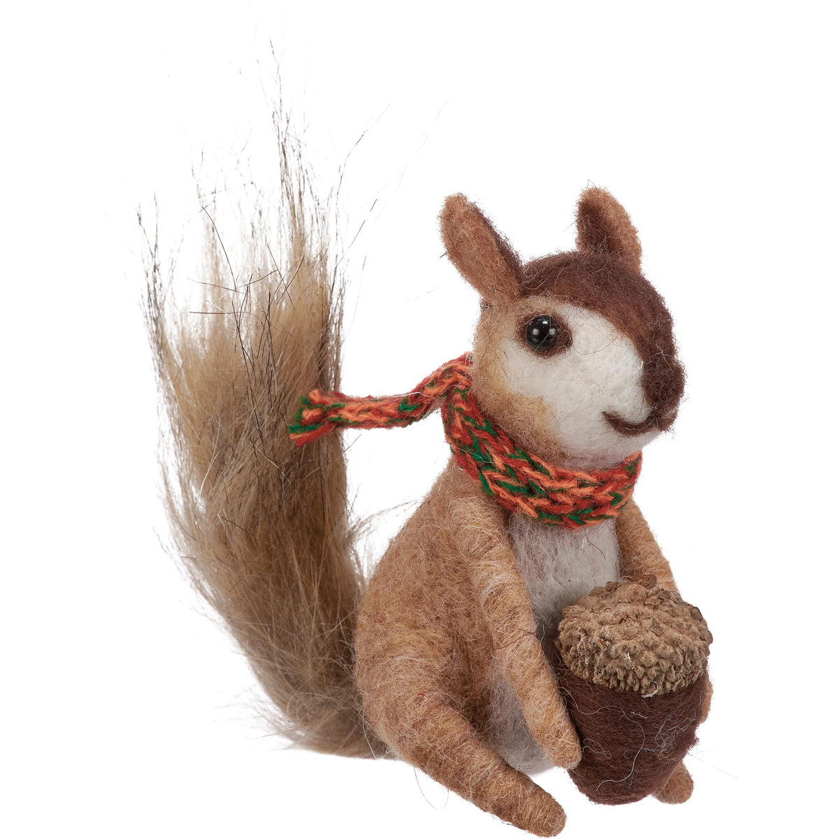 Squirrel With Scarf Critter Ornament