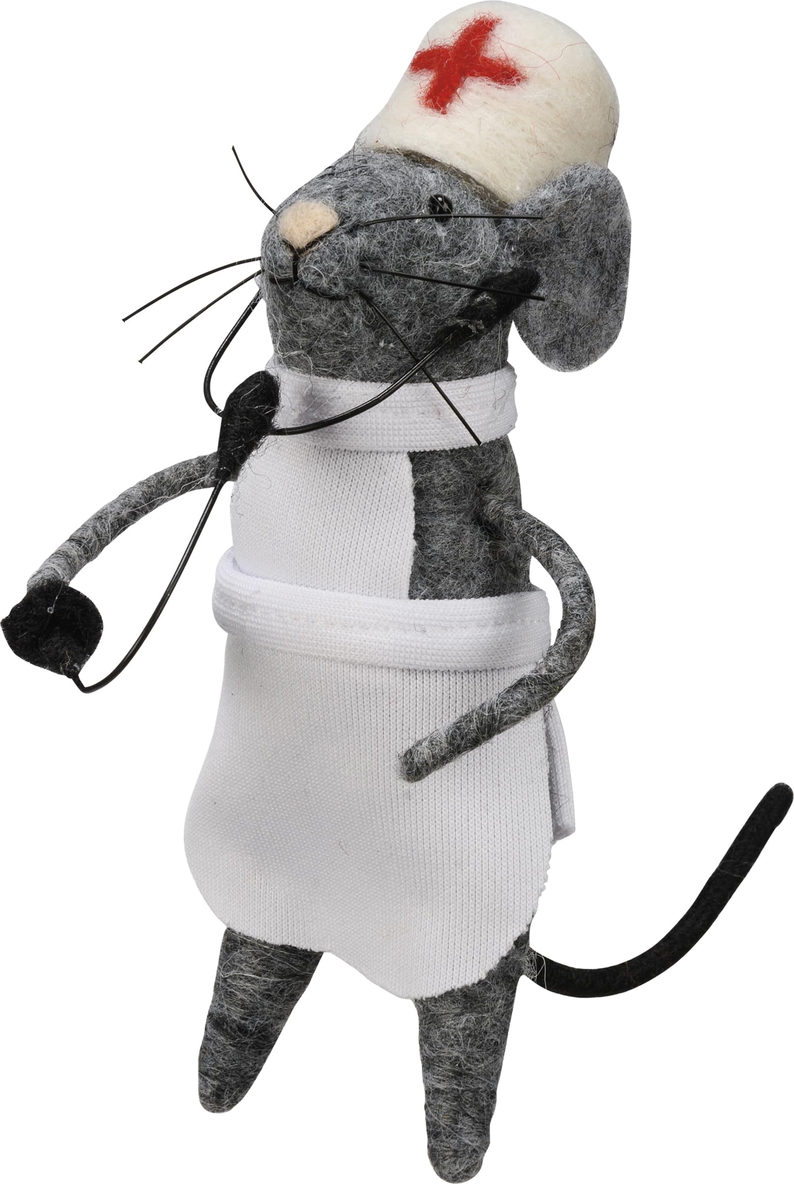 Nurse Mouse Critter Ornament