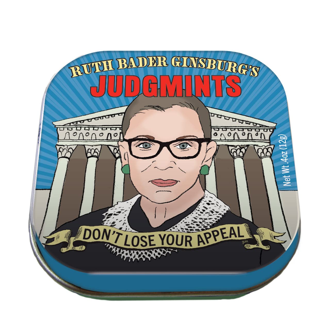 Ruth Bader Ginsburg's JudgMints RBG Breath Mints