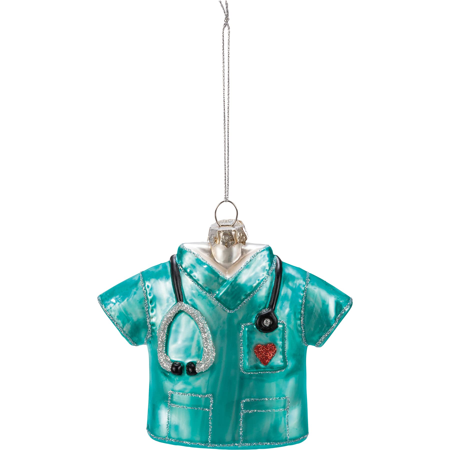 Glass Scrubs Ornament