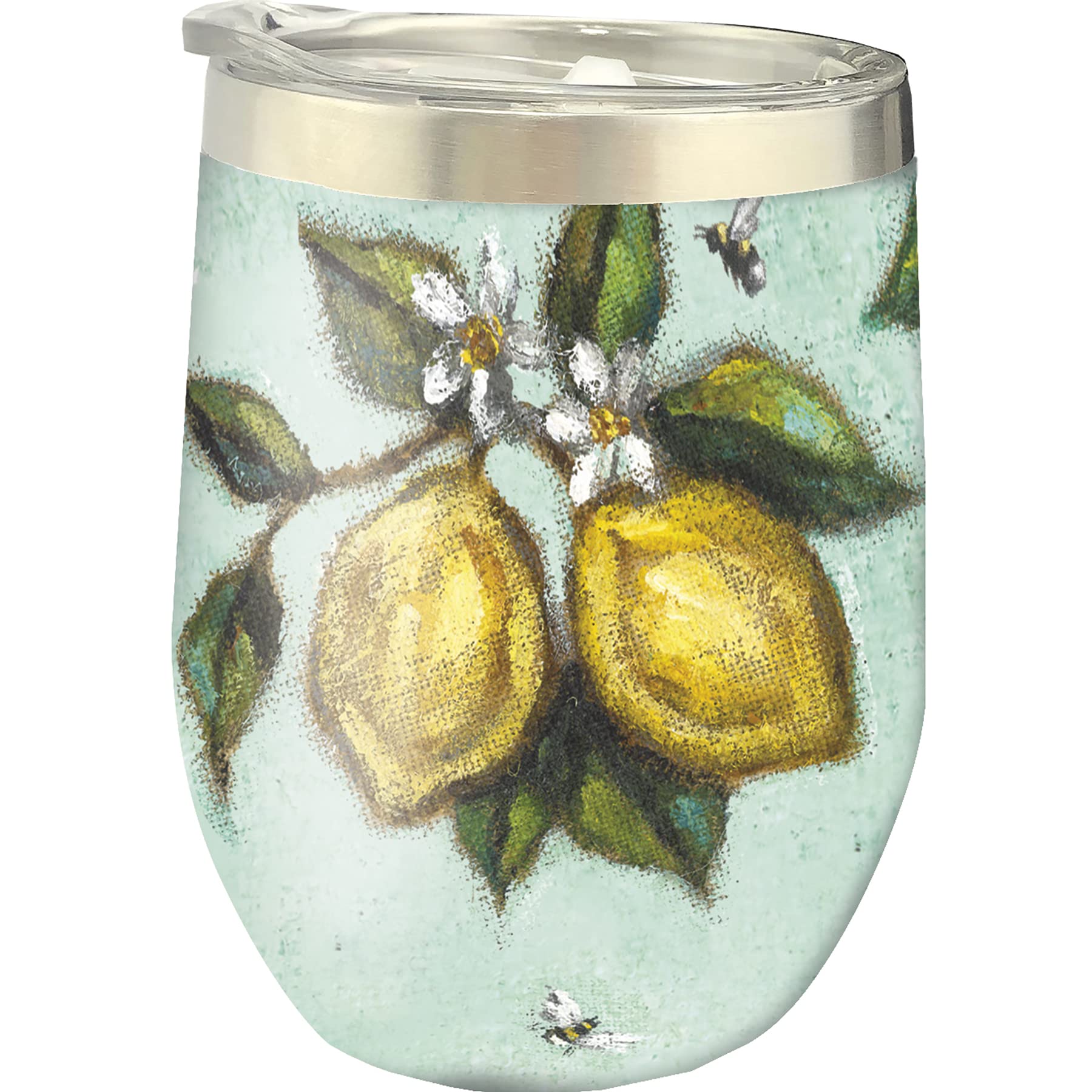 Lemons Wine Tumbler