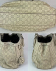 Gucci Sukey Medium Guccissima Leather Mystic White Tote