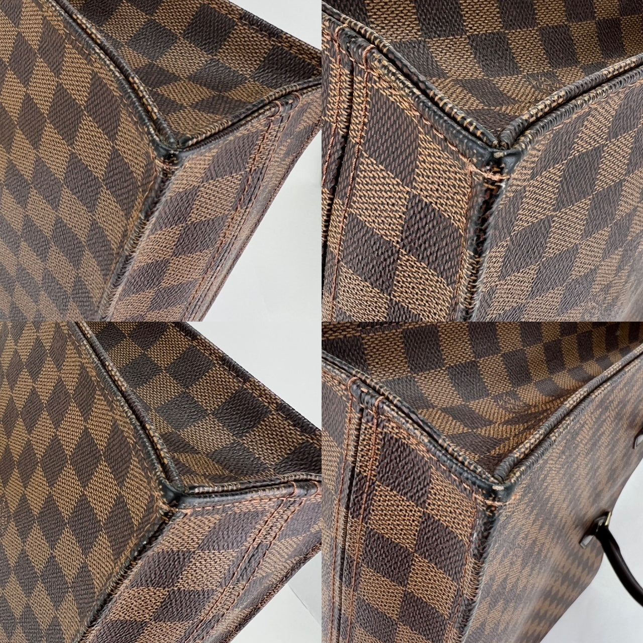 Louis Vuitton Sac Plat Damier Ebene Shopping Tote