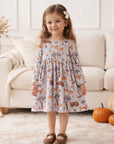 Forest Frolic Twirl Dress - Bamboo Fall Girls Outfit