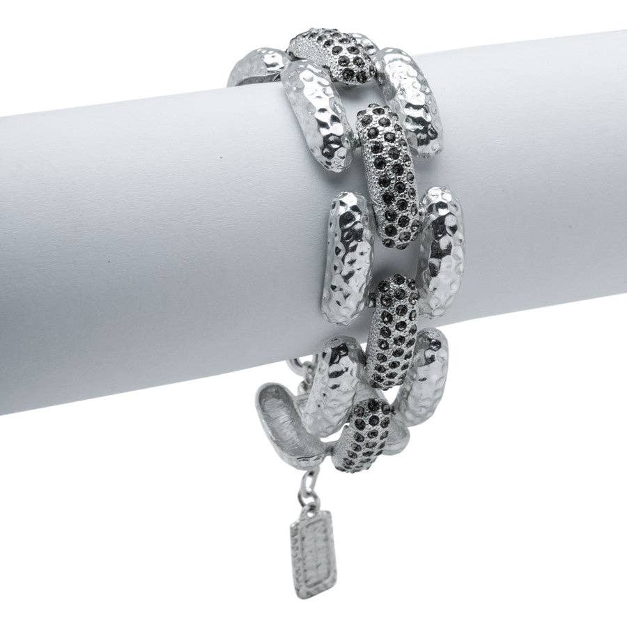 Elegant pave line bracelet
