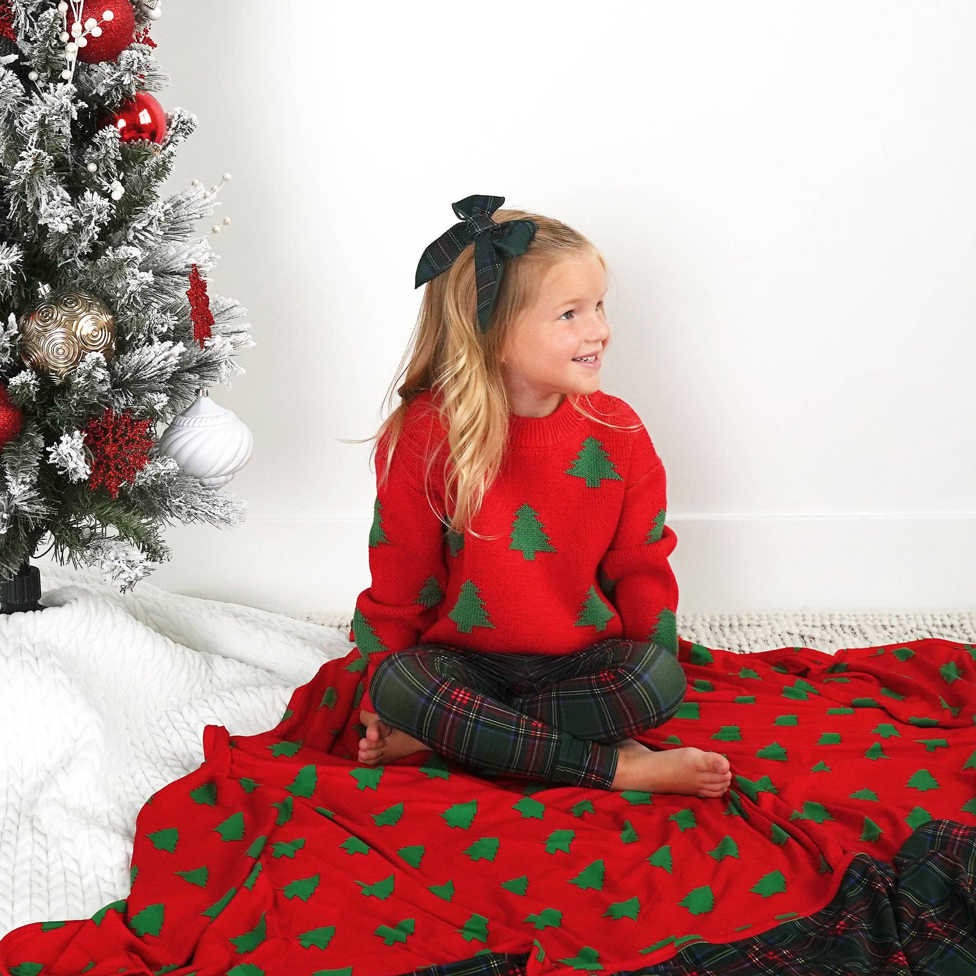 Kane Tartan Leggings Bamboo Baby Childrens Christmas