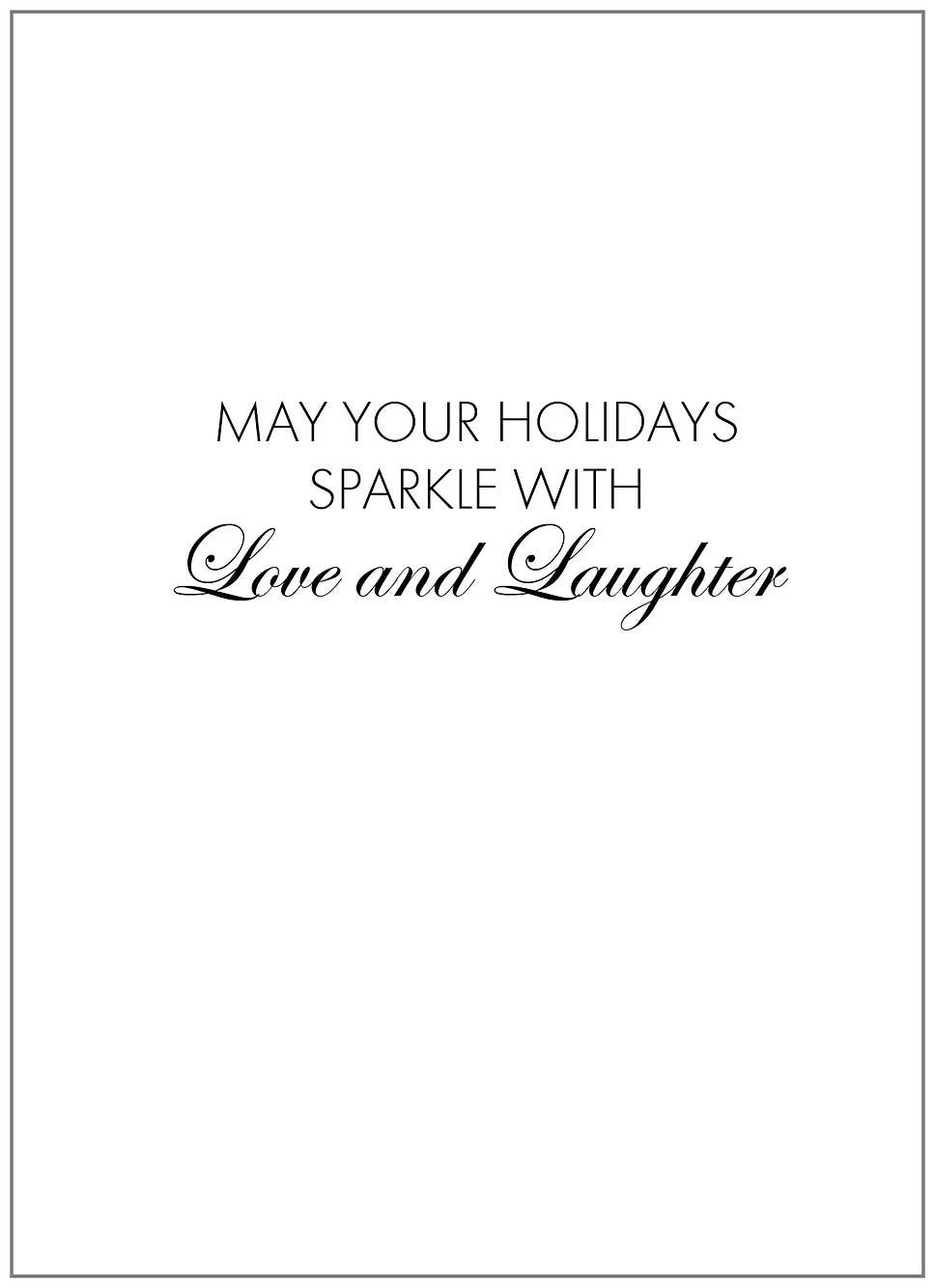 s.e. hagarman Swanky Snowflake Holiday Greeting Card