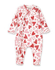 Valentine's Day Baby Bamboo Zipper Romper - Mommy & Me