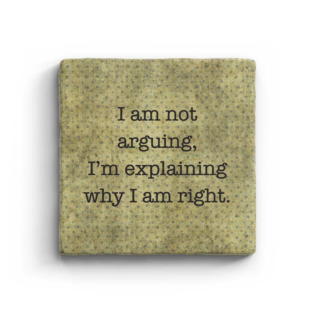 Arguing - Marble Coaster
