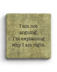 Arguing - Marble Coaster