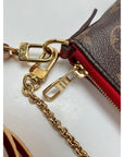 LOUIS VUITTON Pallas Monogram Clutch Cherry Crossbody