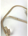 Bottega Veneta Intreciato White Leather Shoulder Clutch Bag